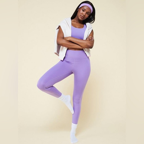 Girlfriend Collective Women's Purple Leggings Lilac - Picture 1 of 4